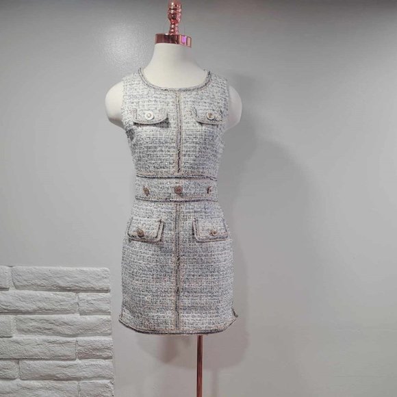 Dress Elegant women's midi autumn single Sleeveless slim a-line dress Small - Picture 1 of 3